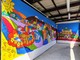 Vicoforte, l'artista Carlà Tomatis realizza un maxi murales a Fiamenga