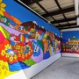 Vicoforte, l'artista Carlà Tomatis realizza un maxi murales a Fiamenga