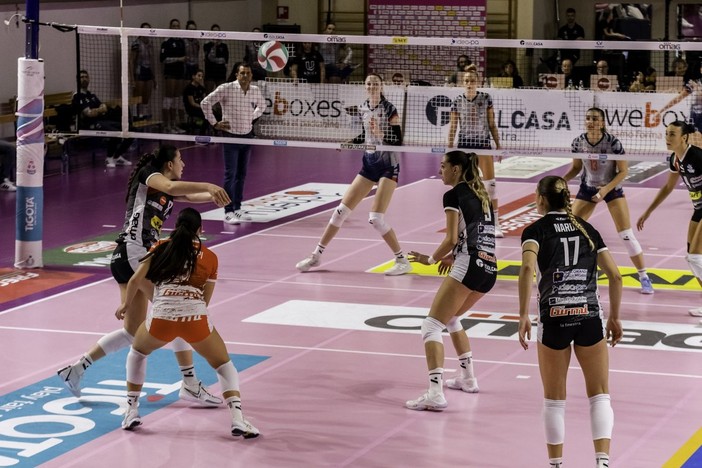 Una immagine del match disputato all'andata (foto sito legavolleyfemminile)