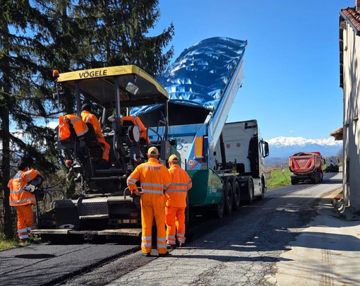 Provincia, ripartono le bitumature sul Reparto di Mondovì