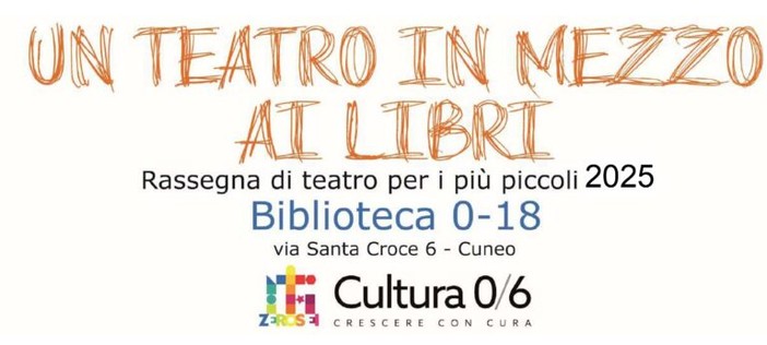 A Cuneo la rassegna &quot;Un Teatro in Mezzo ai Libri&quot;: direzione artistica della Compagnia Il Melarancio