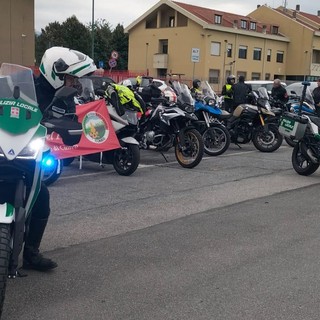 Da Cuneo al Pian del Re per il raduno del Motoclub vigili del fuoco