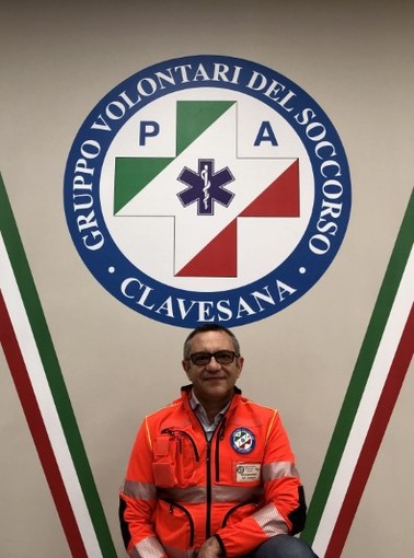 Maurizio Arnaldi, 52 anni, è stato confermato alla presidenza del Gruppo volontari del soccorso di Clavesana