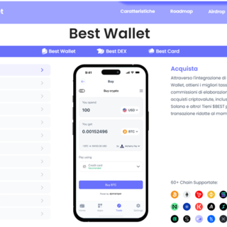 Best Wallet lancia la presale di $BEST, il token nativo del portafoglio