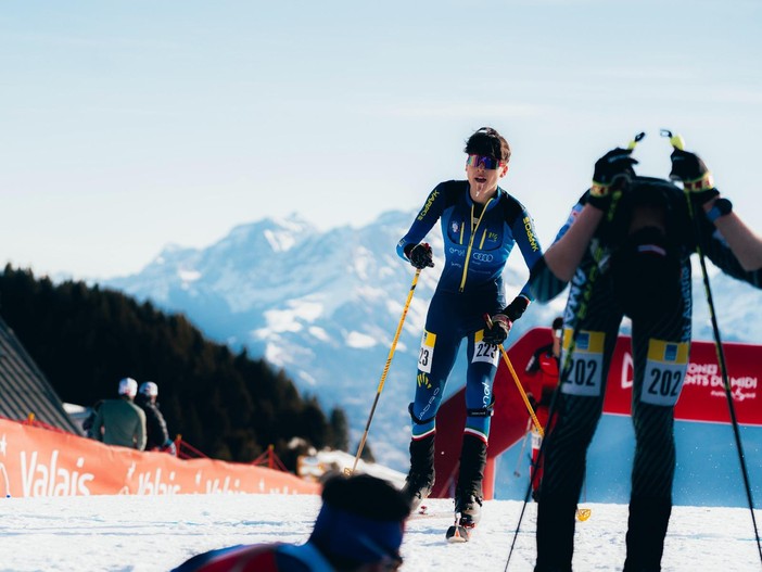 Sci alpinismo: Matteo Blangero è sesto nella vertical dei Mondiali di Morgens