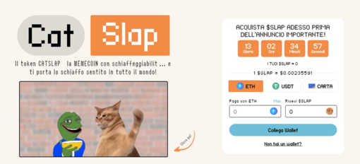 CatSlap, la nuova meme coin è già virale