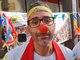 Marco La Cava nei panni del clown Pow