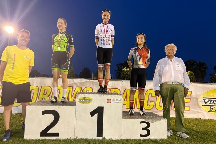 Ciclismo su pista: la saviglianese Nicole Bracco è campionessa regionale di Velocità