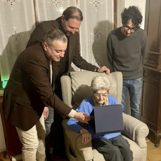 Tanti auguri alla nonnina Giletta Ponso di Lagnasco per i suoi 102 anni