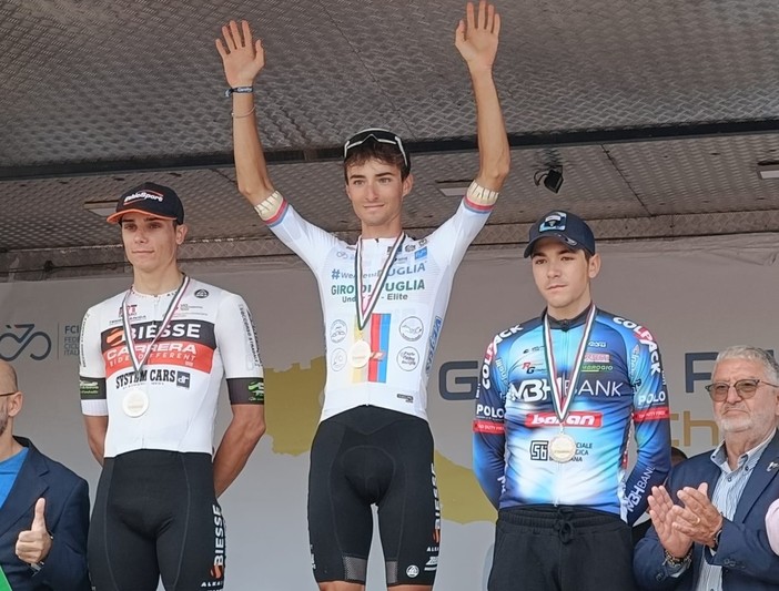 Ciclismo: il santalbanese Nicolò Pettiti fa suo il Giro di Puglia Challenge