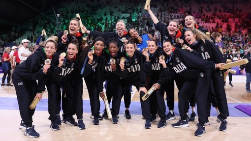 La nazionale femminile vincitrice dei Giochi Olimpici 2024 (Foto: Olympics.com)