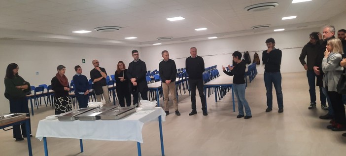 Saluzzo inaugurazione del nuovo refettorio delle Medie