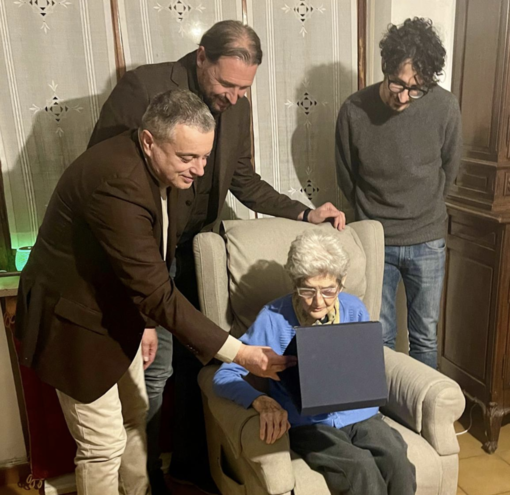 Tanti auguri alla nonnina Giletta Ponso di Lagnasco per i suoi 102 anni