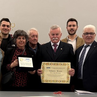 Uno scatto della premiazione