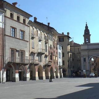 Piazza Santarosa a Savigliano