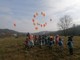 Messaggi dei bambini della scuola di Sale Langhe in volo fino a Finale Ligure