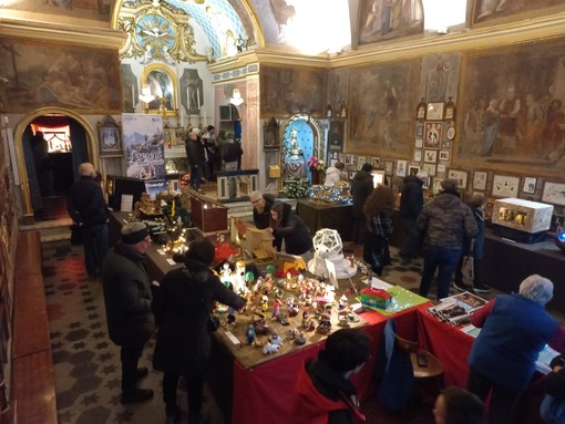 Borgo San Dalmazzo, terminata l’11ª edizione della mostra di presepi al Santuario di Monserrato