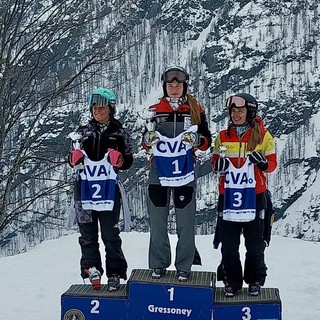 Nello slalom Fis-Njr di Gressoney Marta Mattio e Francesco Sadowski secondi aspiranti