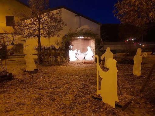 Il presepe statico allestito negli anni della pandemia a Bandito