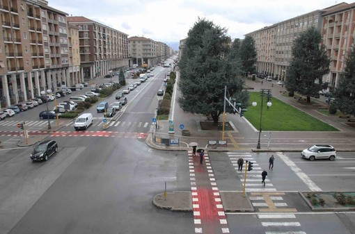 Piazza Europa a Cuneo