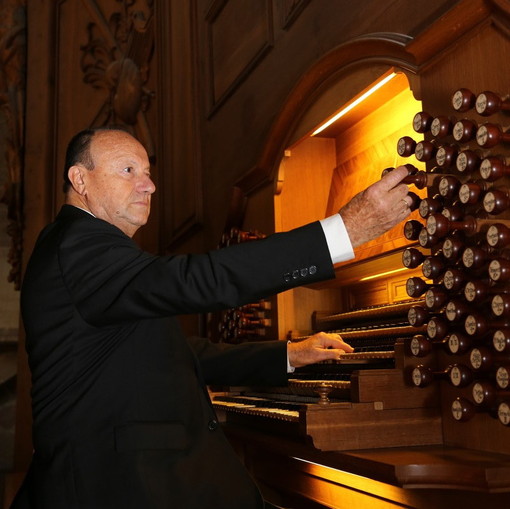 L'organista francese Maurice Clerc