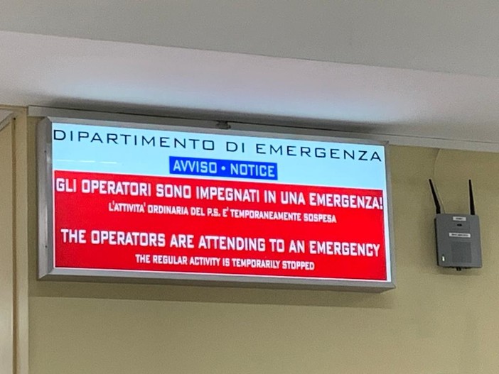 Una giornata da bollino rosso al Pronto soccorso di Cuneo: 260 accessi e tante emergenze
