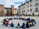 L’emozione di lupette e lupetti del gruppo Scout Agesci «saluzzo 1» per il momento della promessa negli splendidi castelli di Lagnasco