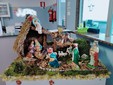 Il presepe allestito all'AFP di Dronero