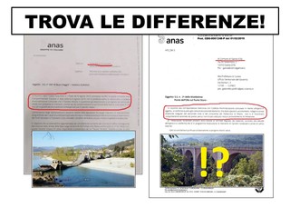 Documenti Anas messi a confronto dall'ex sindaco Biolè