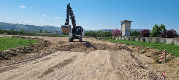 I lavori per la rotonda Mogliasso sono appena iniziati