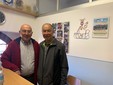 Roberto Marrale con il presidente Avis Borgo Renzo Fronti