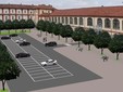 Rendering dei lavori relativi al cortile interno de Il  Quartiere