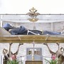 In foto le spoglie mortali di San Giuseppe da Copertino, conservate nel Santuario di Osimo (Ancona)