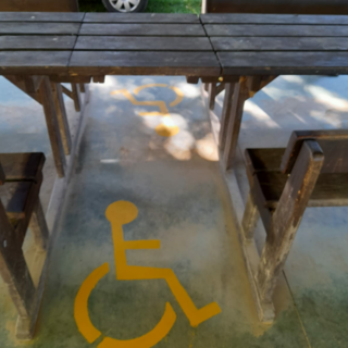 Tre nuove postazioni per disabili al parco Rifreddo di Beinette