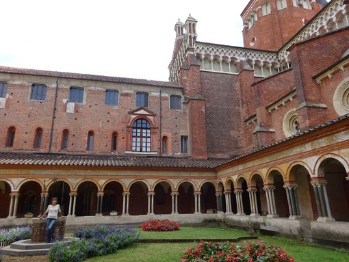 Chiostro della Basilica di Sant’Andrea, a Vercelli