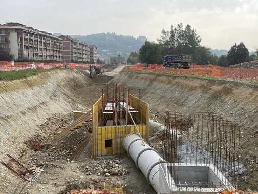 Un'immagine di repertorio del cantiere a parco Europa