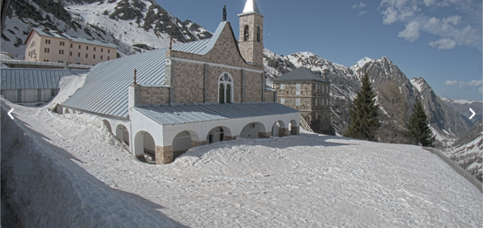 Dopo un paio di mesi, è tornato live il santuario di Sant'Anna di Vinadio