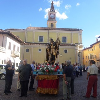 Una processione del passato in onore di San Rocco, a Narzole