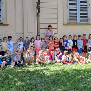 I bambini dell'asilo San Giuseppe e Regina Marcherita di Saluzzo nella giornata &quot;circle time&quot;