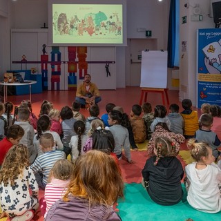 Un incontro del programma scuole nell'edizione 2023 - ph: Moby Film