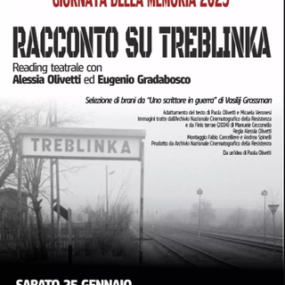 “Racconto su Treblinka”, il reading in scena all'auditorium di Borgo San Dalmazzo