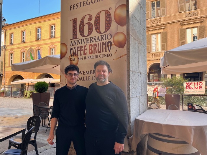 Il Caffè Bruno compie 160 anni e celebra il prestigioso compleanno con una festa in via Roma