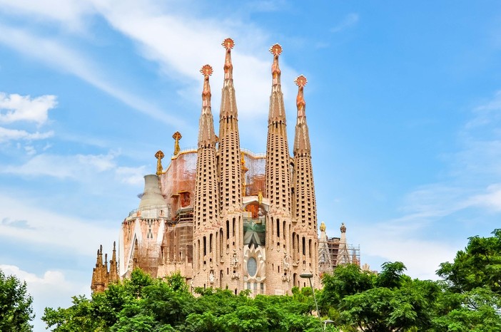 La Sagrada Familia di Barcellona (Spagna)