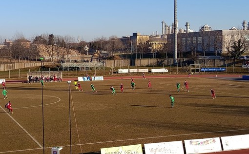 Calcio Serie D: al Saluzzo non basta D'Arcangelo, il Gozzano si impone al Damiano per 2-1