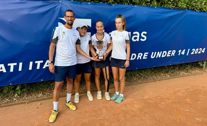 Tennis: Country Club Cuneo ai piedi del podio nel campionato italiano U14 Femminile