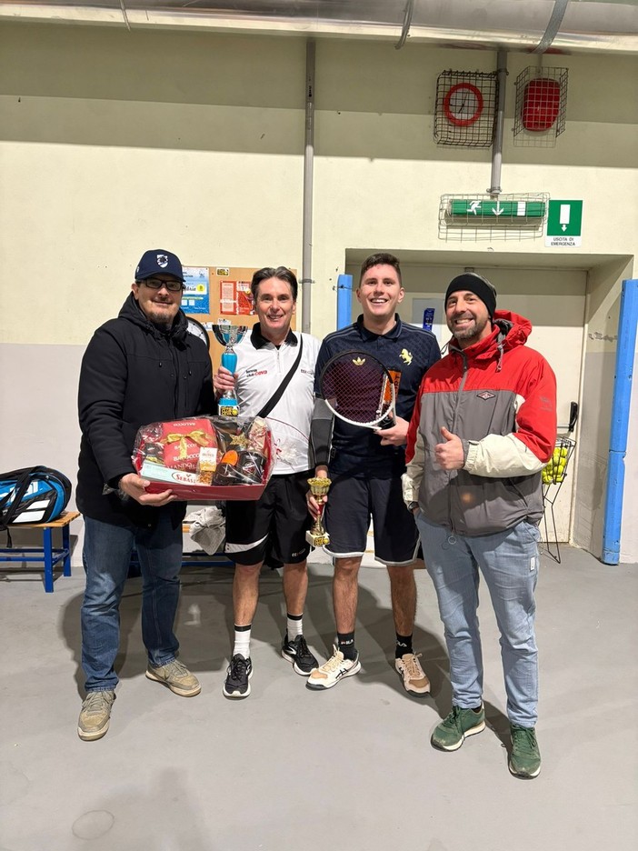 Tennis,  Lorenzo Bertola vince il torneo indoor natalizio a Ceva