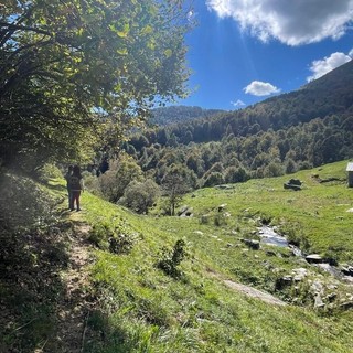 La zona di partenza del sentiero