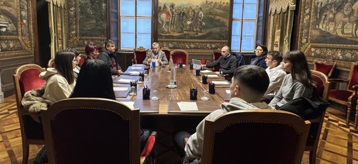 Incontro tra i volontari del Servizio Civile e la sindaca di Cuneo Patrizia Manassero