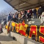 Tifosi giallorossi al Bravi