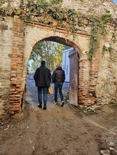 Saluzzo, sopralluogo al cantiere delle ex Carmelitane e a Vigna Ariaudo